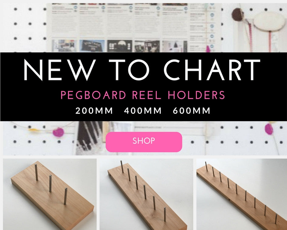 New at Chart        Pegboard Reel Holders